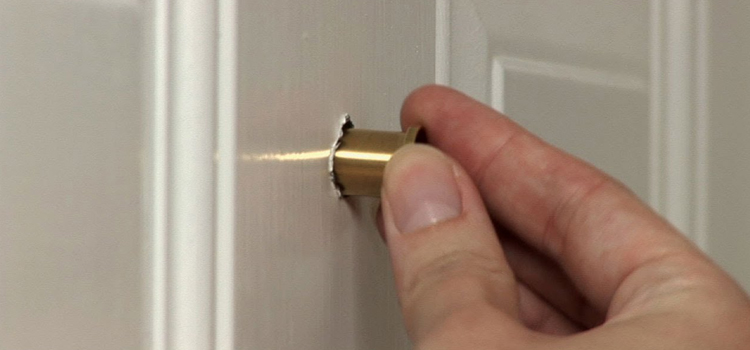 peephole door repair in Tustin