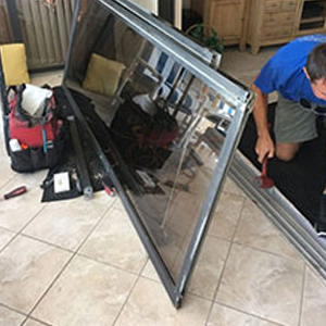 sliding glass door frame repair Tustin